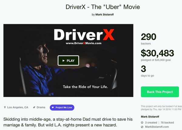 DriverX Kickstarter Campaign