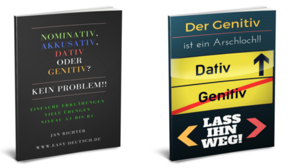 Jans E-Books für nur 10 Euro: http://www.germanskills.com/single-post/2016/09/14/Nominativ-Akkusativ-Dativ-oder-Genitiv-Kein-Problem