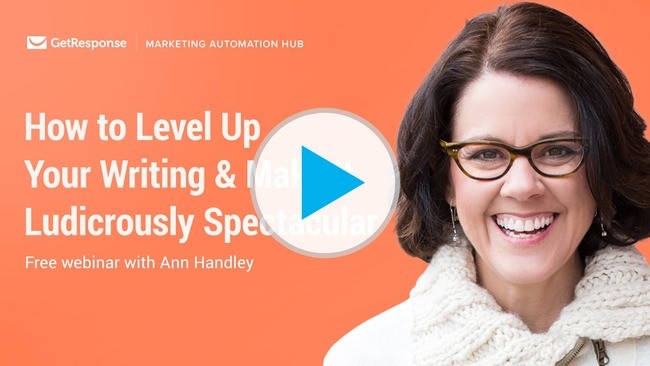 Your exclusive webinar recording with Ann Handley