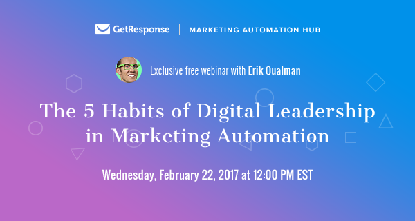 Free webinar: The 5 habits of digital leadership in marketing automation