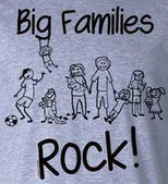 Big Families Rock T-Shirt