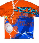 Doing It All Baseball Graphic Poly T-Shirt