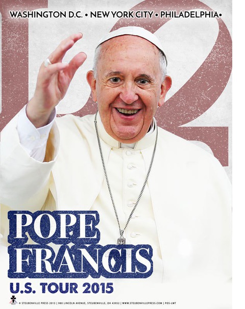 pope francis us tour 2015 poster