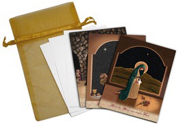 Nellie Edwards Assorted Christmas Cards (Set of 12): Mother of Life, Adoration, Sacred Communion