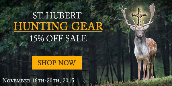St. Hubert Hunting Gear 15% off Sale November 16th - 20th, 2015