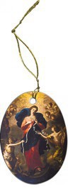 Our Lady Undoer of Knots porcelain ornaments image