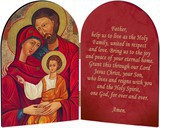Holy Family icon diptych image