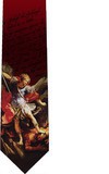 Saint Michael archangel tie image