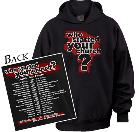 who started your church hoodie