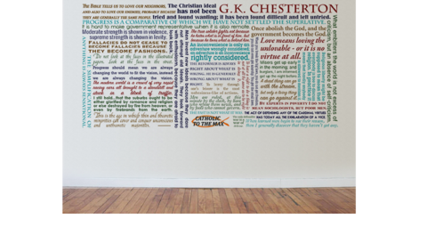 Chesterton Wall decal