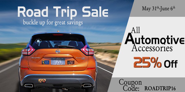 Road Trip Sale 25% Off