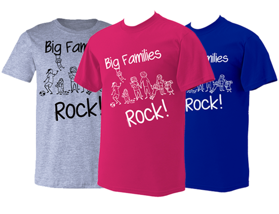 big families rock t-shirts