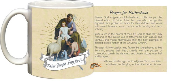 Saint Joseph Prayer for Fatherhood mug