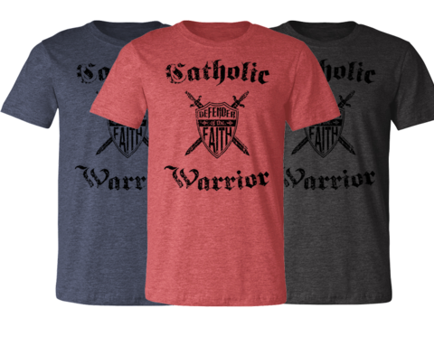 Catholic warrior t-shirts