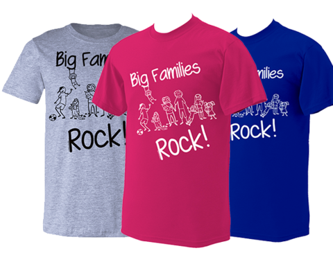 Big family Rock t-shirts
