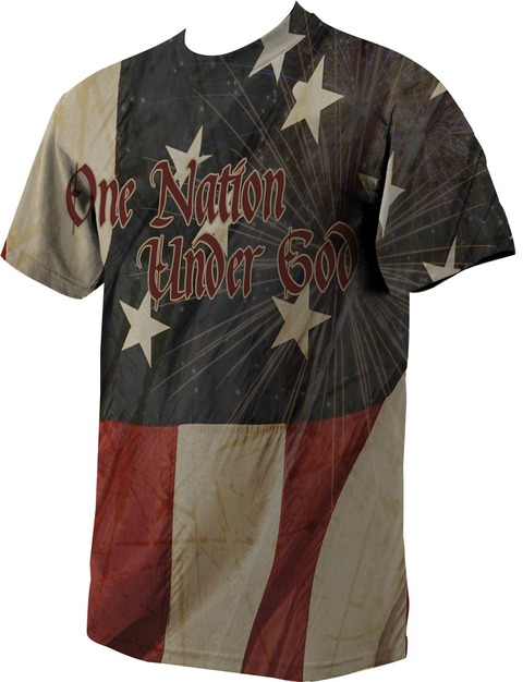 Catholic Patriot Full color shirt