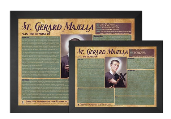 St. Gerard Majella Explained Poster