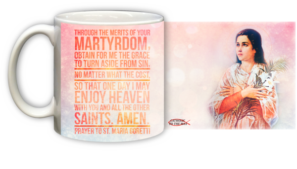 Maria Goretti graphic mug