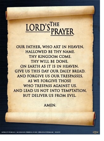 The Lords Prayer Poster