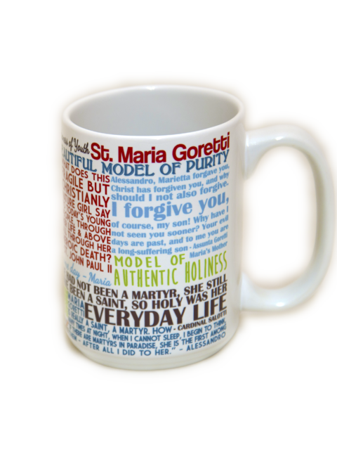 St. Maria goretti quote mug