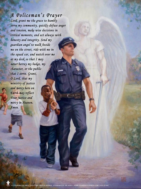 Limited Edition Policeman's Prayer Poster