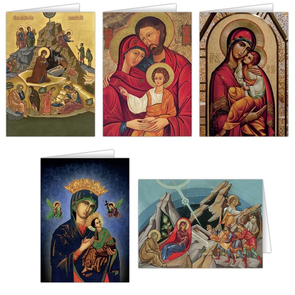 Icon Christmas Card Set (25 Cards)