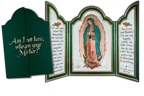 Our Lady of Guadalupe Tri-fold Triptych Cards