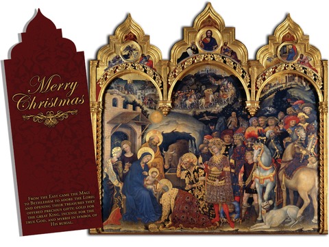 Merry Christmas' Tri-fold Christmas Cards