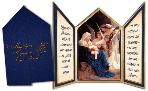      Image 1    SONG OF THE ANGELS TRI-FOLD TRIPTYCH CHRISTMAS CARDS