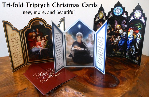 Tri-Fold Triptych Cards