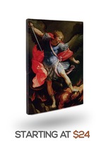 St. Michael canvas