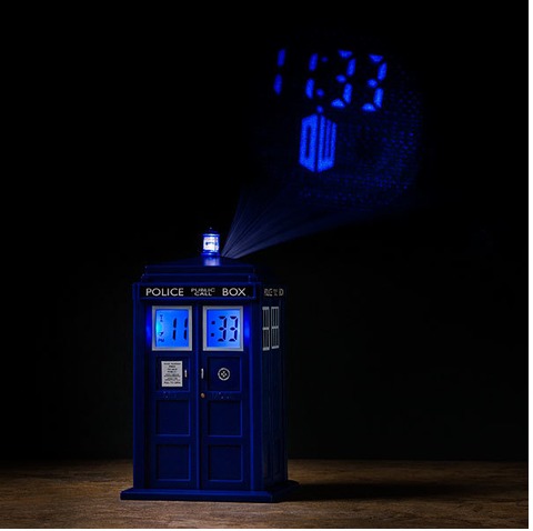 Enable images to see the TARDIS alarm clock