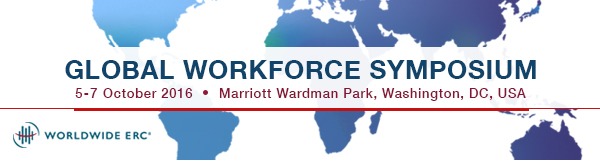 WERC Global Workforce Symposium 5-7 October 2016