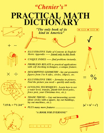 Chenier's Practical Math Dictionary and Application Guide