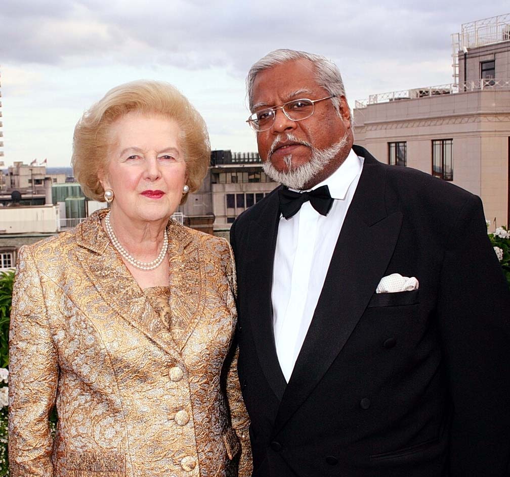With Baroness Thatcher