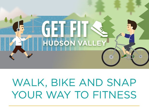 It’s time to Get Fit Hudson Valley! Join us for the Spring Fitness Challenge at Walkway Over the Hudson and the Putnam County Bikeway for some fresh air, exercise and lots of chances to win prizes.