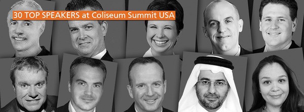 30 top speakers at Coliseum Summit USA