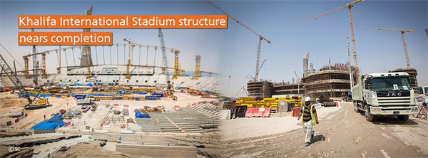 Khalifa International Stadium structure nears completion