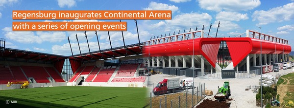 Regensburg inaugurates Continental Arena with a series of opening events