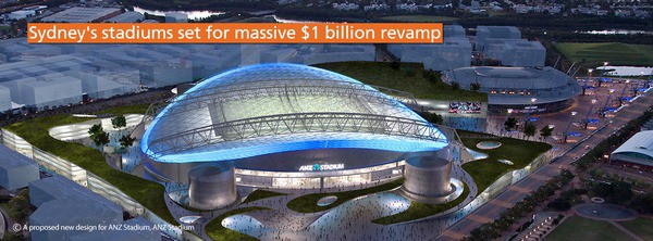 Sydney’s stadiums set for massive $1 billion revamp