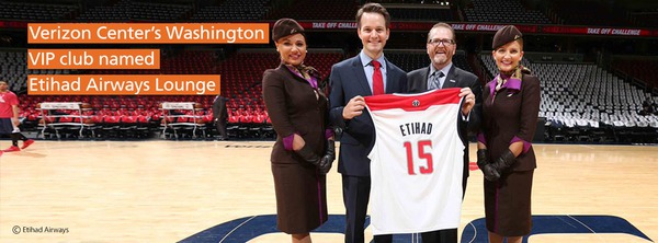 Verizon Center’s Washington VIP club named Etihad Airways Lounge