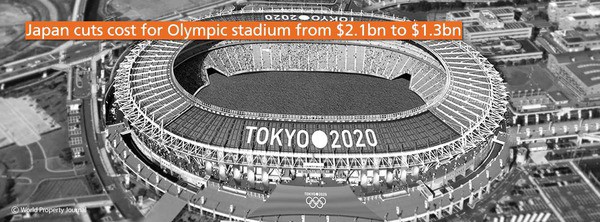 Olympic stadium from $2.1bn to $1.3bn