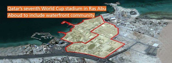 Qatar seventh World Cup stadium in Ras Abu Aboud