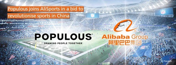 Populous joins AliSports in a bid