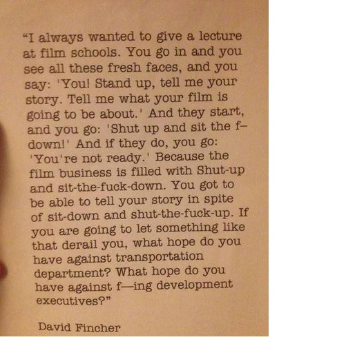 David Fincher Quote