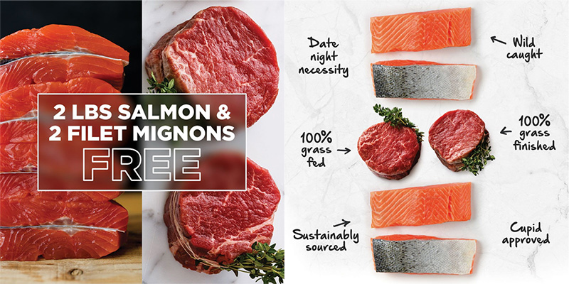 SPECIAL: FREE SALMON & FILLET MIGNON