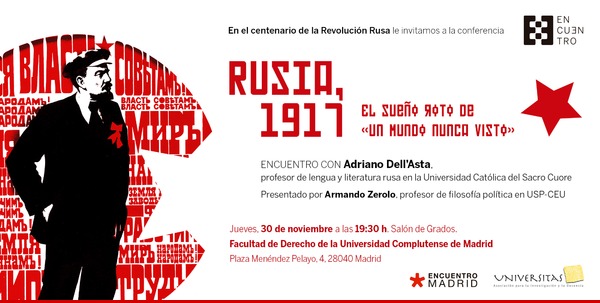 Invitación Rusia, 1917