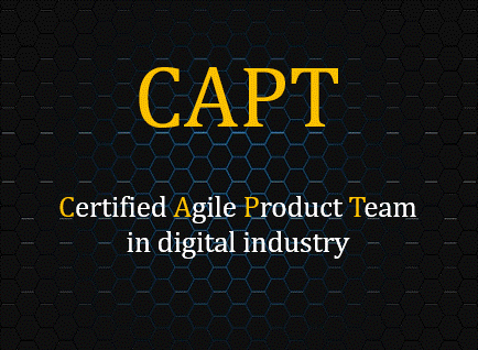 Certified Agile Product Team in digital industry