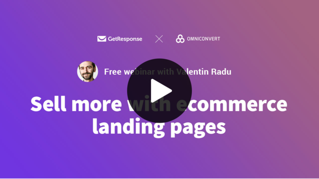 Sell more with ecommerce landing pages