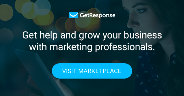 Visit the GetResponse Marketplace